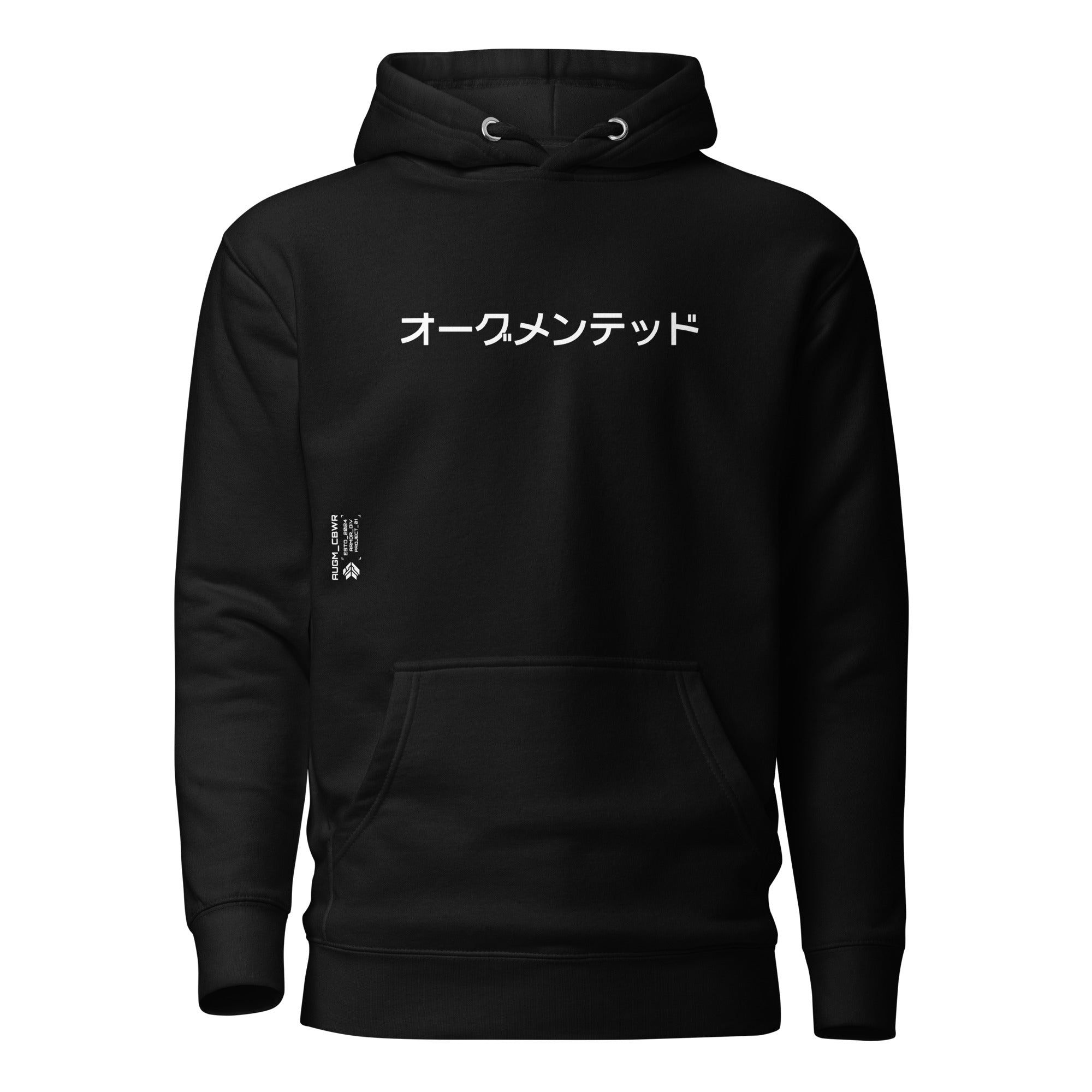 black hoodie